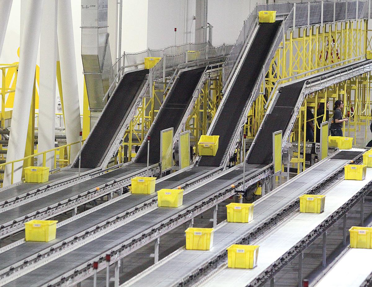 A view inside Amazon Tracy Press