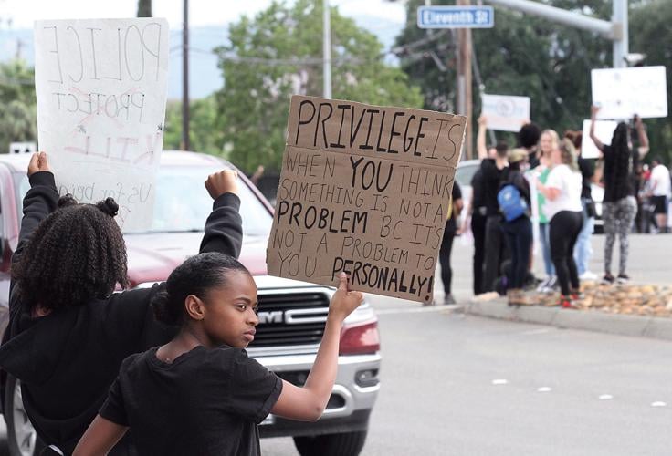Black lives matter protest