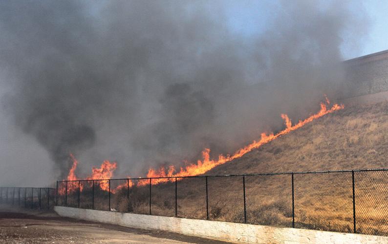 Fire burns along I205 Tracy Press News