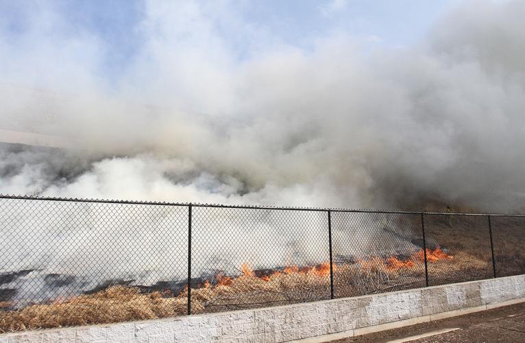 Fire burns along I205 Tracy Press News