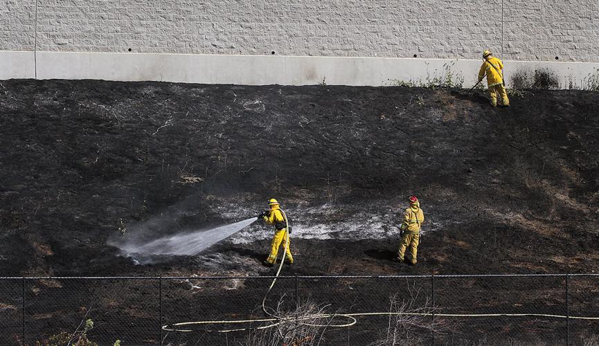 Fire burns along I205 Tracy Press News