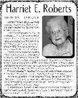 Harriet E. Roberts