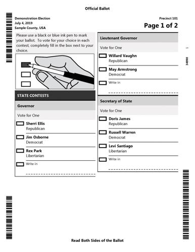 County Entry Prompt Examples County upgrades voting system before March primary | Tracy Press News ...