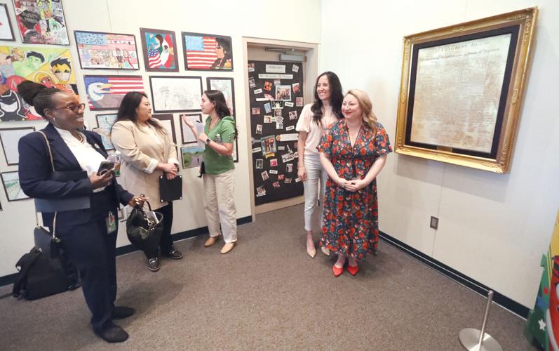 Declaration of Independence replica installed at West High art gallery ...