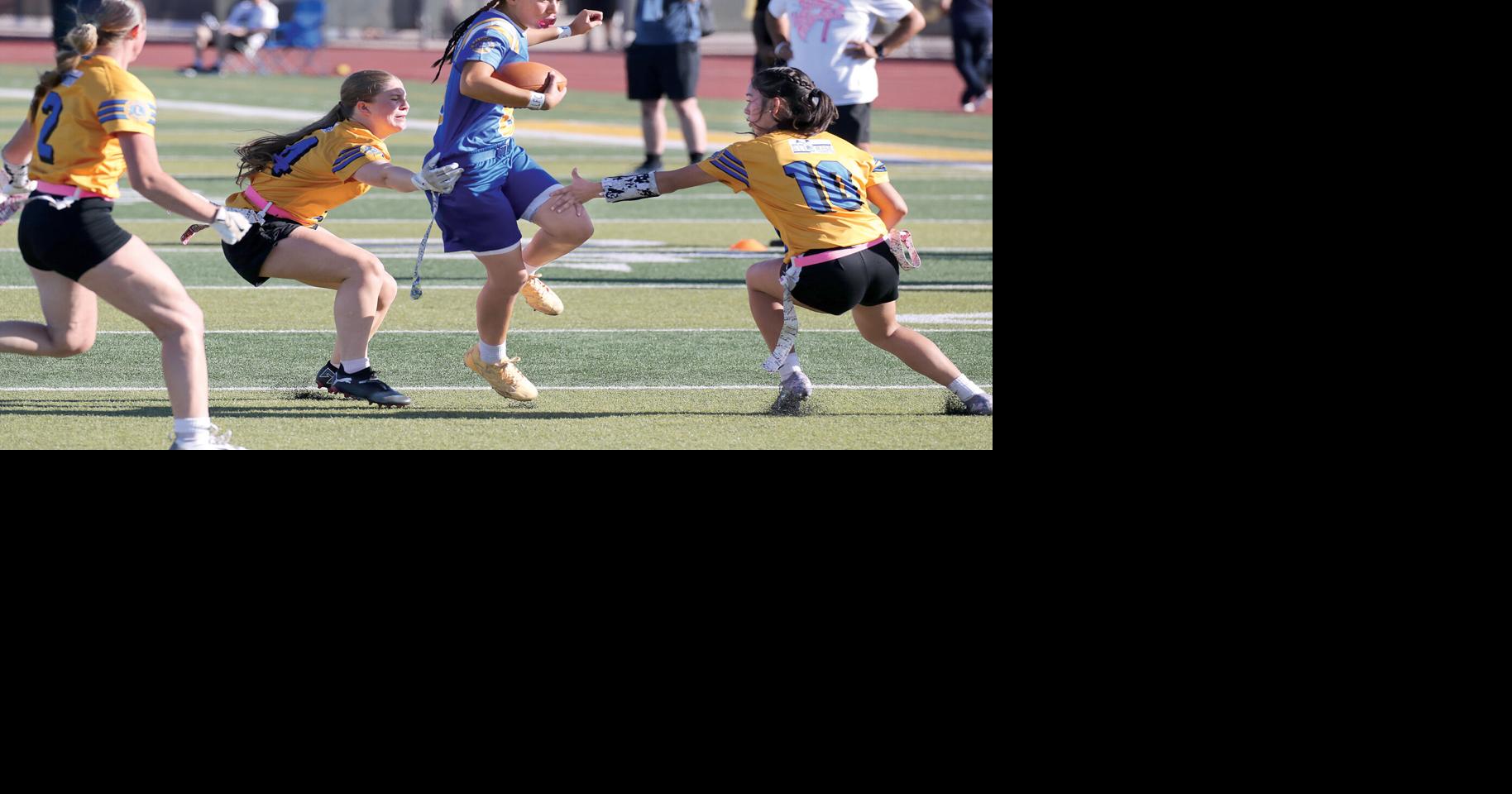 Local players make an impact in flag football all-star debut
