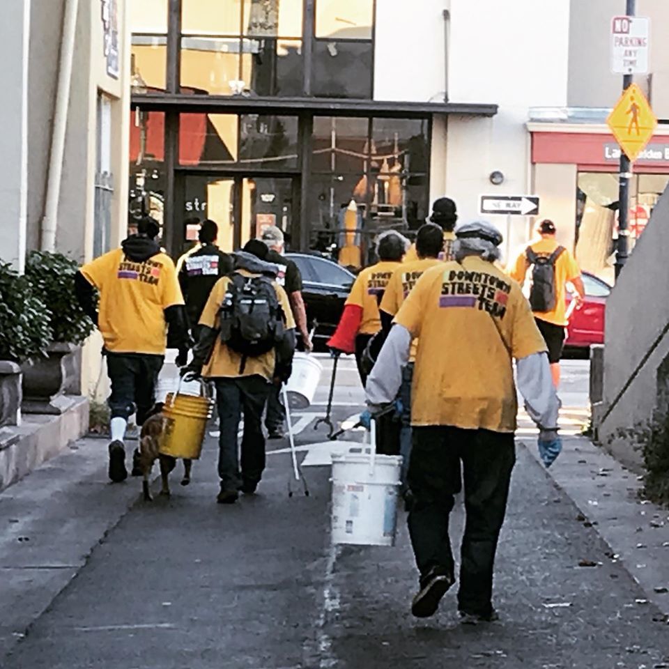 Kicking Down Barriers and Picking Up Debris Downtown Streets Team