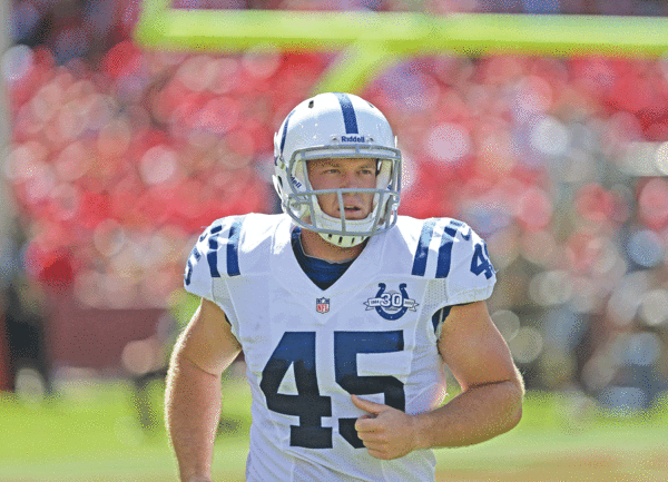 Report: Colts punter Pat McAfee to play out 2013 season under the