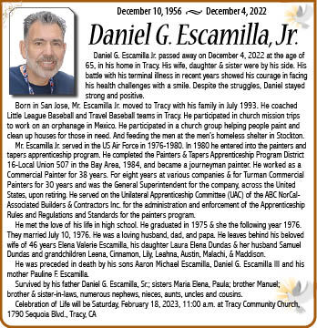 Daniel G. Escamilla, Jr.