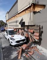 Overhang above drive through collapses at McDonald’s