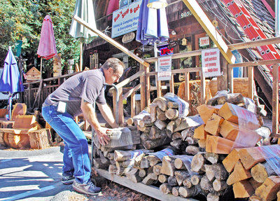 Seasoned oak and madrone firewood