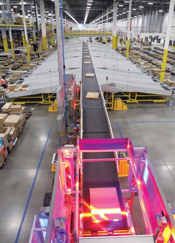 Robotics equipped Amazon sorting center now fully open in the ProLogis ...