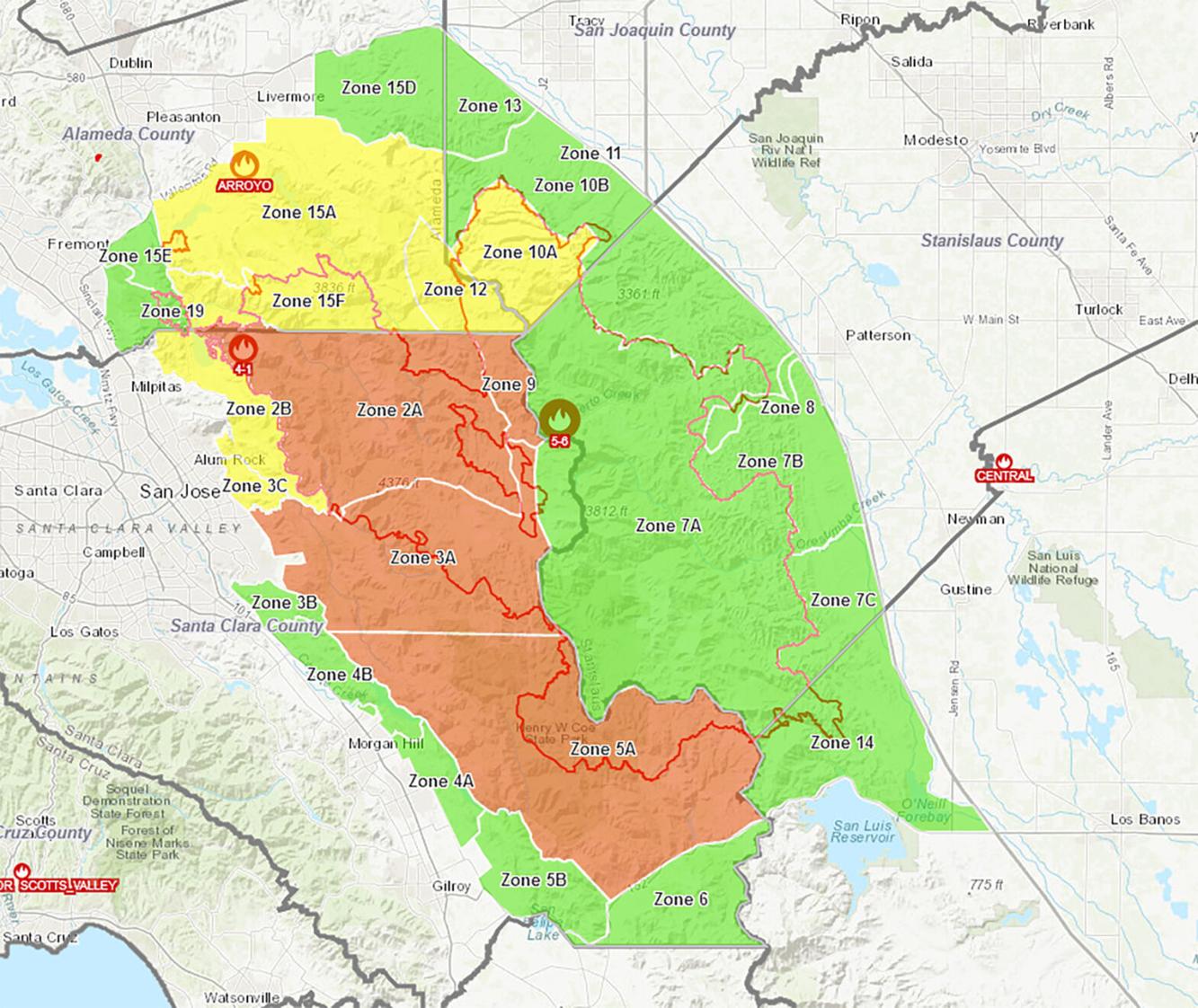 Evacuation warnings and orders lifted for Stanislaus County Patterson