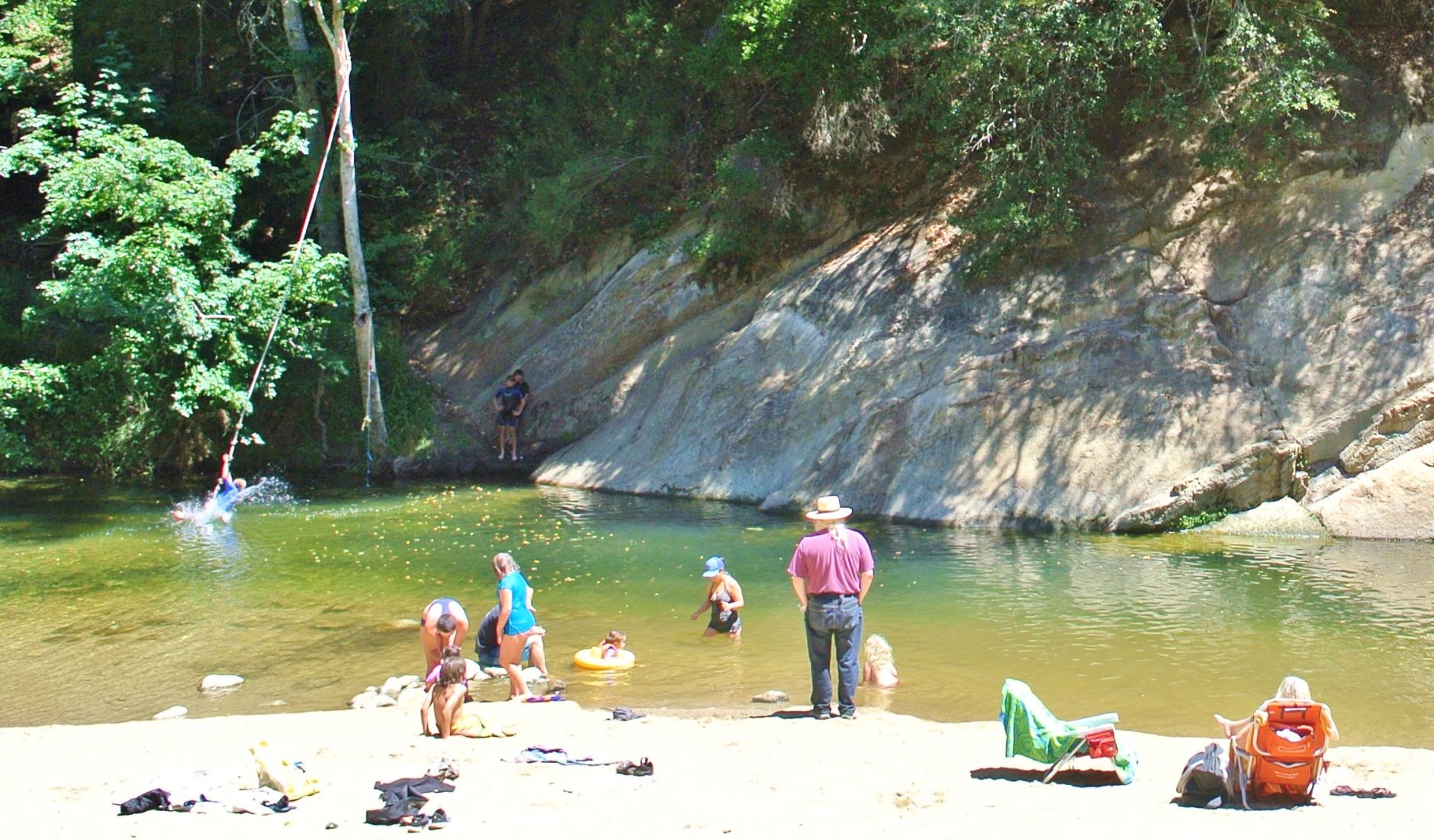 Swimming holes in San Lorenzo River are safe quiet Press Banner