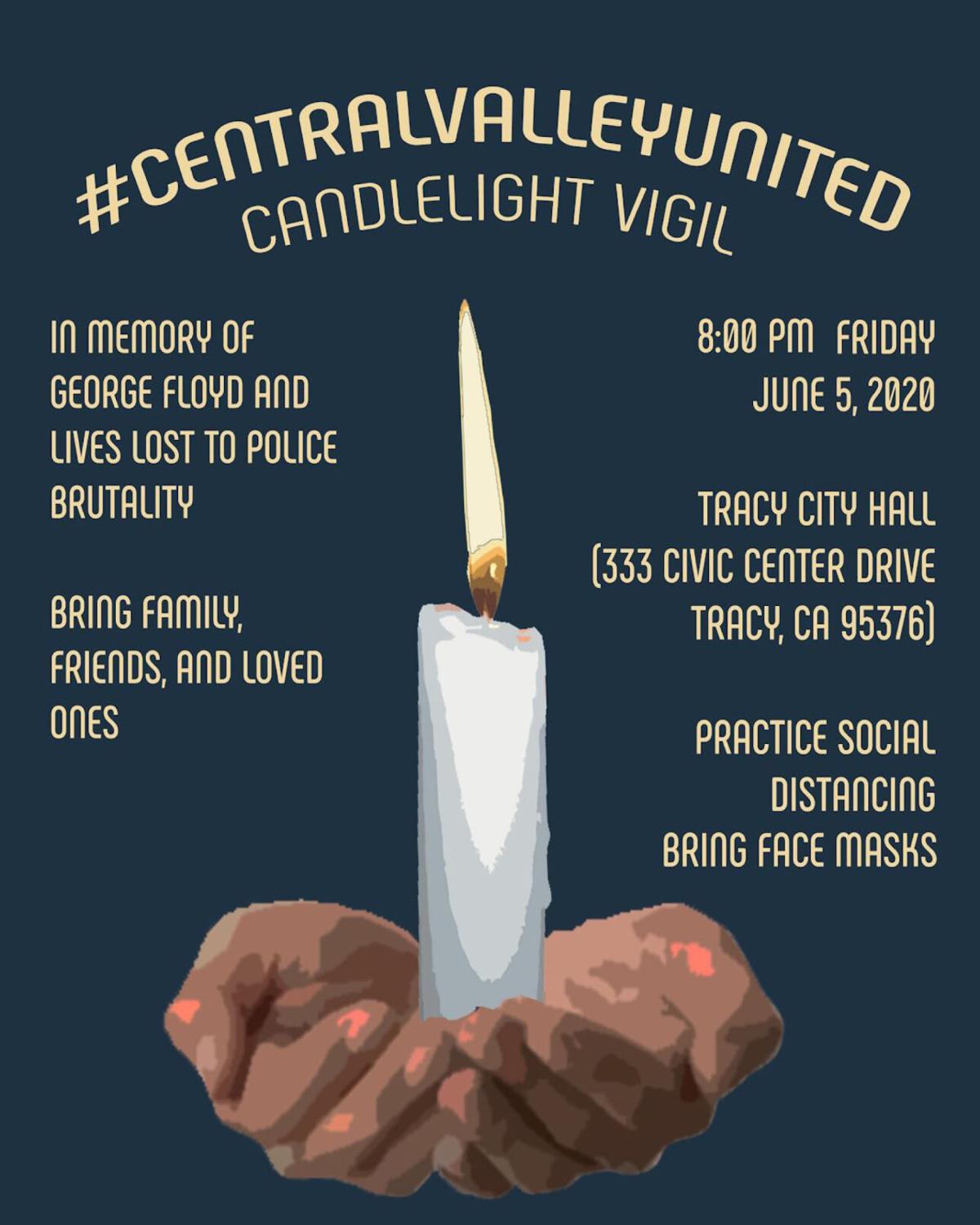 Central Valley United Candlelight Vigil Tracy Press