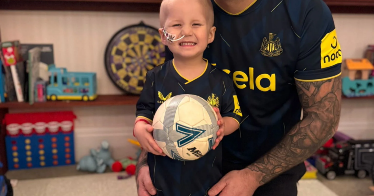 Toddler diagnosed with rare cancer after mom spots chest turning blue