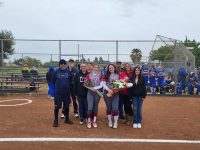 Wins and losses were had on softball senior day