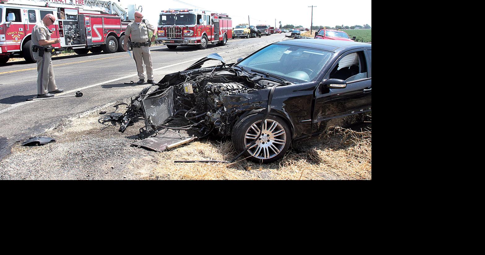 Crash on Tracy Boulevard