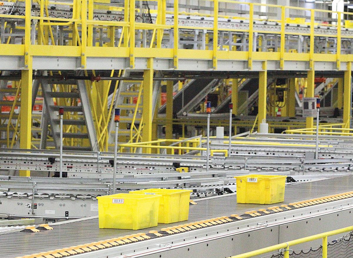 A view inside Amazon Tracy Press