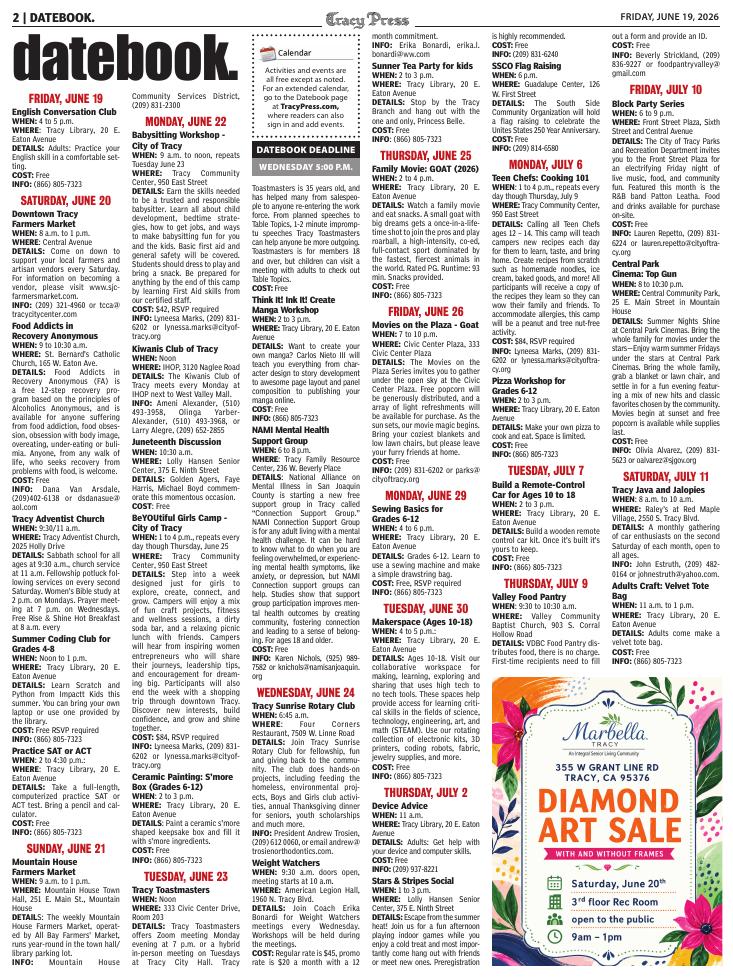 Page 01 TP COVER 0619 | Tracy Press e-Edition | ttownmedia.com