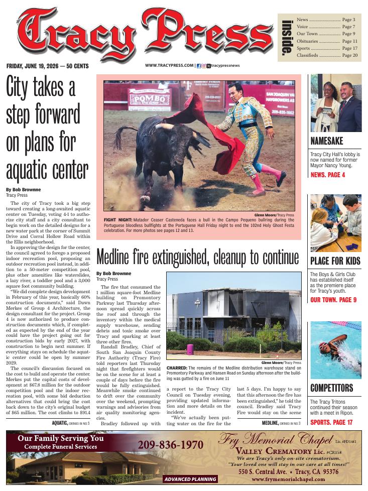 Page 01 TP COVER 0619 | Tracy Press e-Edition | ttownmedia.com