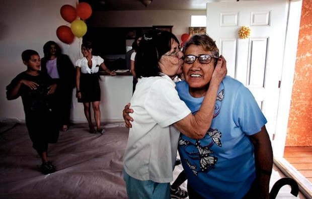 New house replaces siblings' old one  