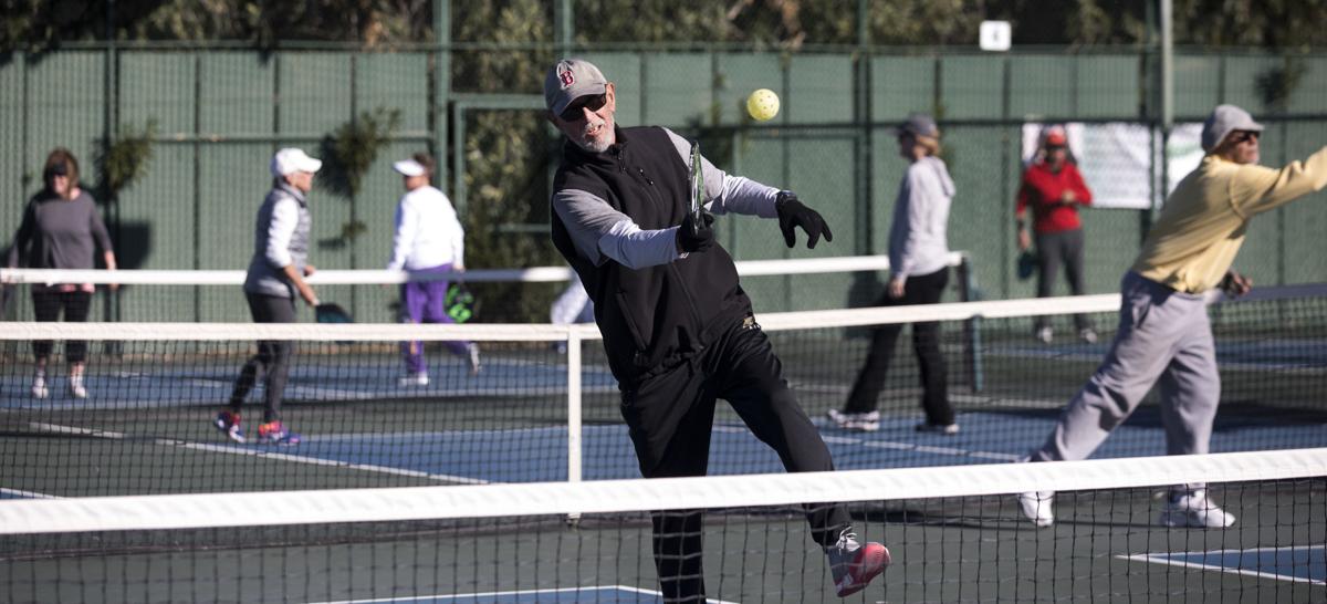 Mom beats 'these guys' playing pickleball. The 'guys' were