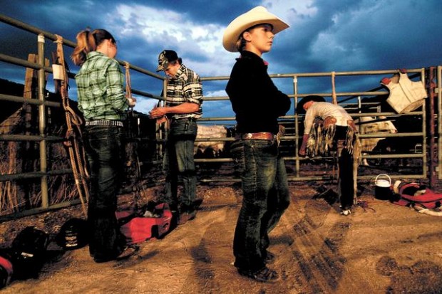 Girl aspires to ride bulls  