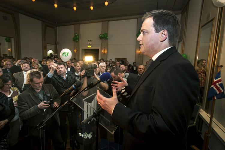 Sigmundur David Gunnlaugsson, Iceland