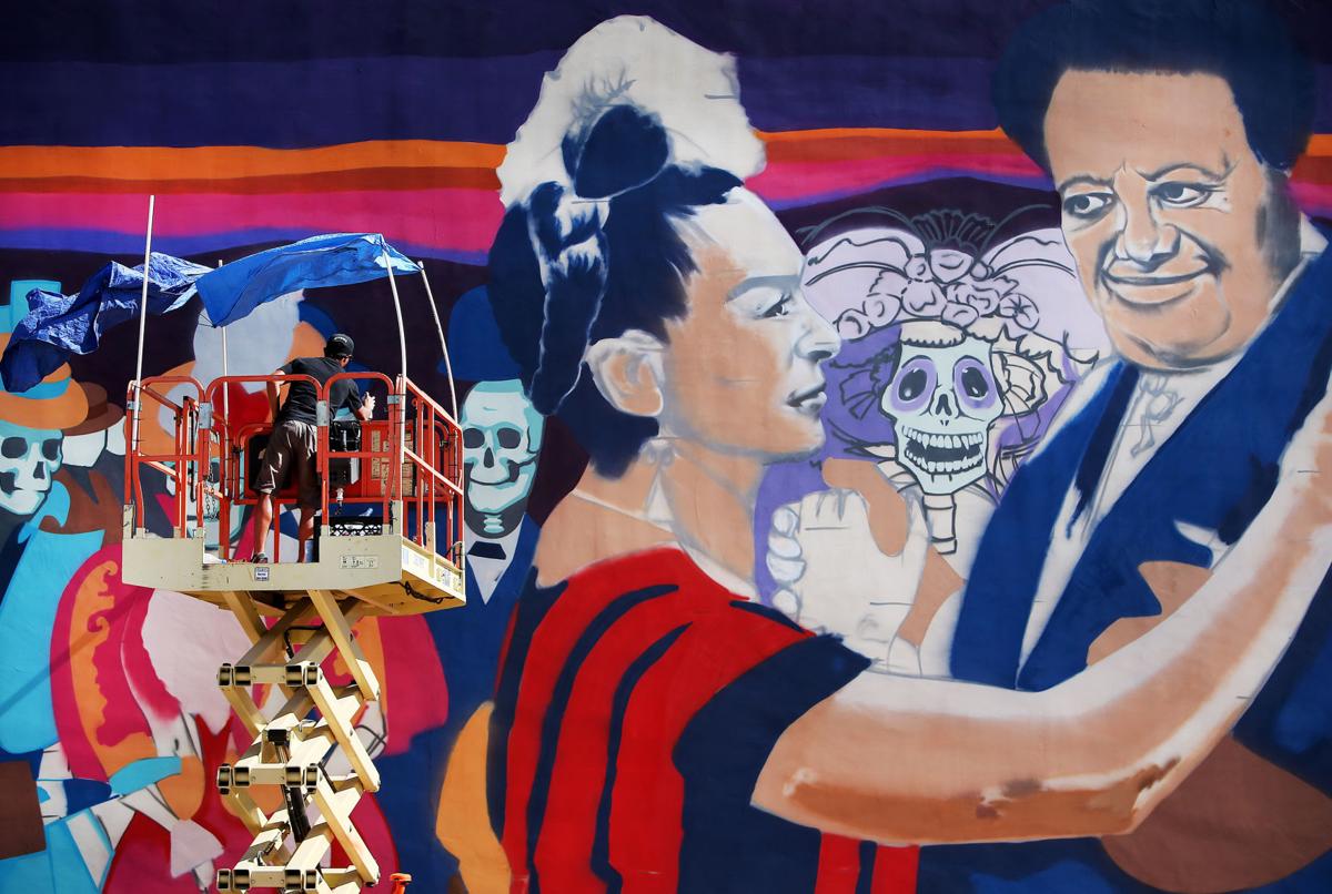 Rock Martinez "Dia de Los Muertos" mural