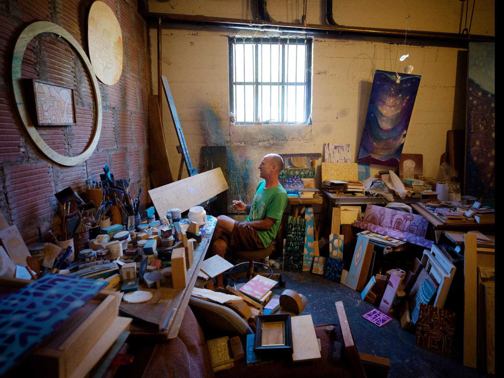 Tucson Artist Gavin Troy Gives New Life To Discarded Wood