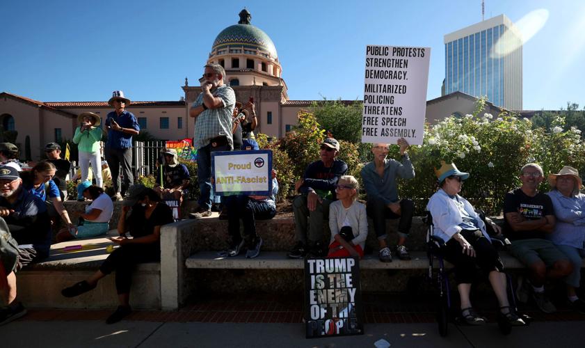 Thousands in Tucson join nationwide 'No Kings' rallies