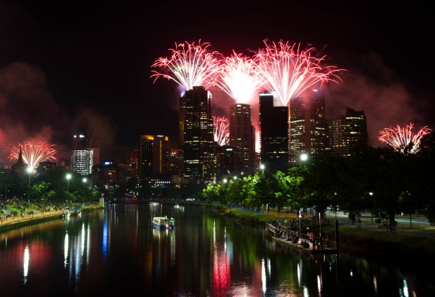 The world celebrates the New Year