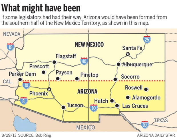 Different boundaries would have made Arizona a very different place