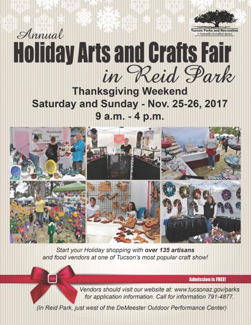 Holiday Arts and Crafts Fair at Reid Park