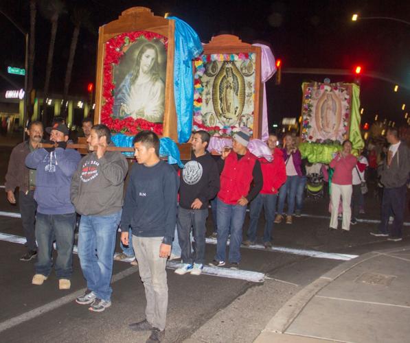 Virgen de Guadalupe procession