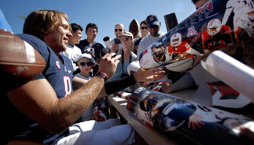 University of Arizona quarterback Nick Foles