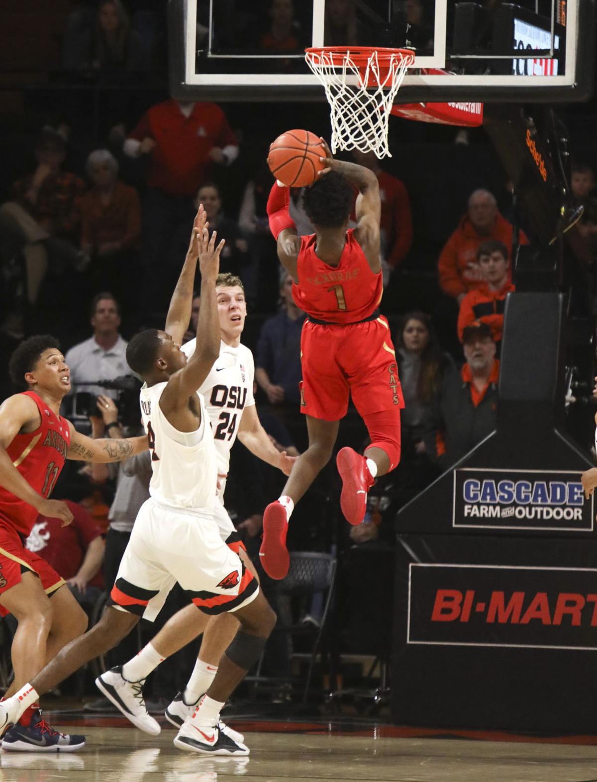 Photos Arizona Wildcats 74 Oregon State Beavers 72 Pac 12 Men S