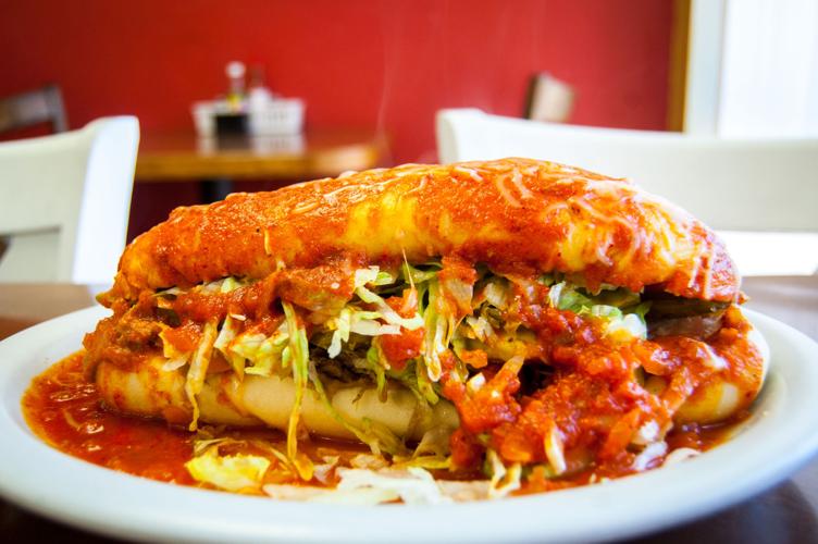 Torta ahogada at Tortuga's