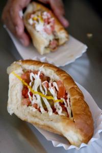 Sonoran hot dogs. Who's best of show? Readers say: El Guero   