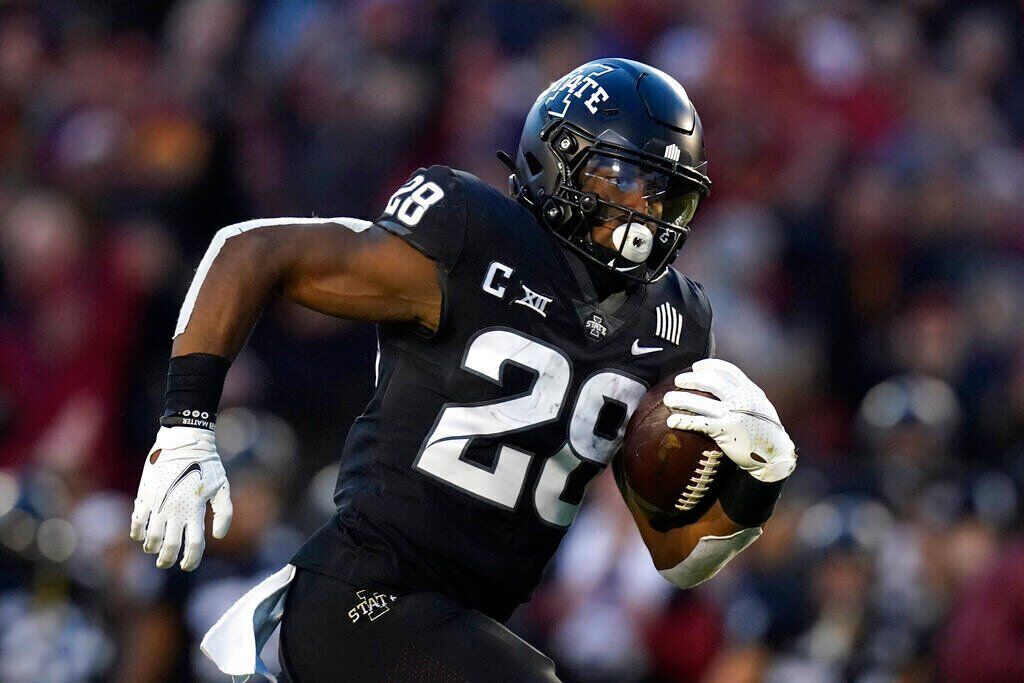 40. Breece Hall, RB, Iowa St., Jr. (copy)