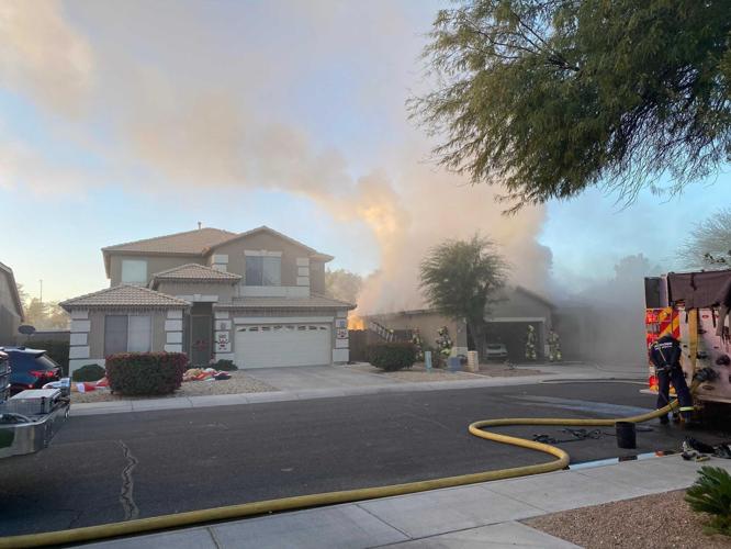 Doorbell camera captures an Arizona woman saving her neighbors from their burning home
