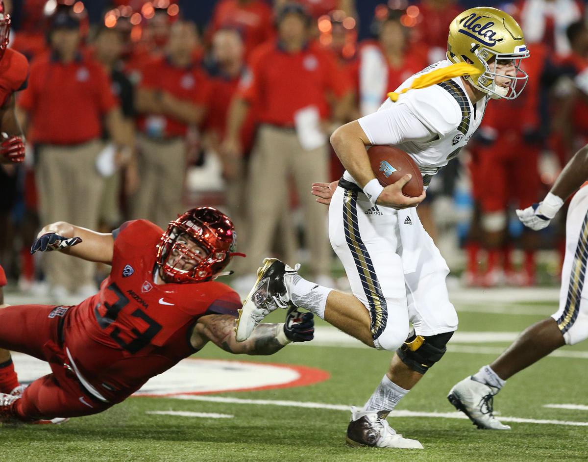 Arizona Wildcats Goal Vs Ucla Keep Josh Rosen From Rising Arizona Wildcats Football Tucson Com