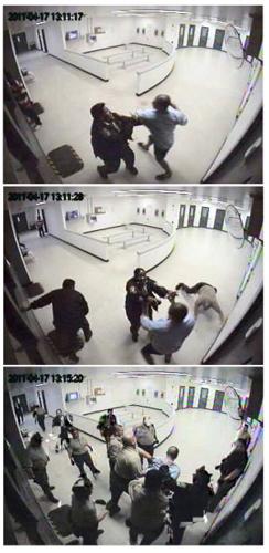 Authorities: Pinal inmate attacked jail guard in order not to be released   