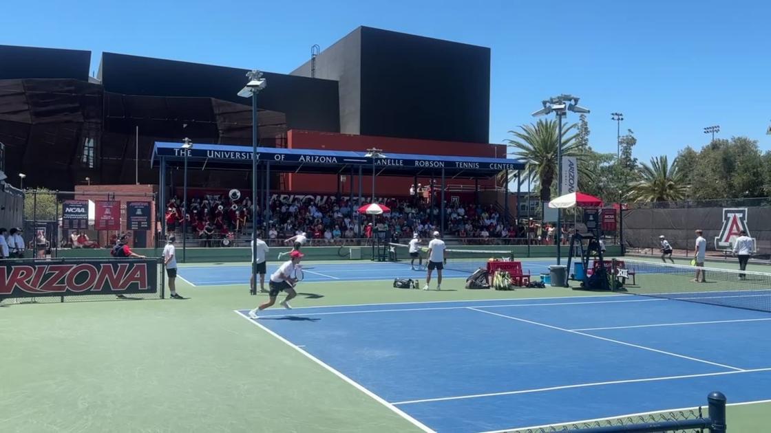 Wildcats warm up for NCAA tennis Sweet 16 home match