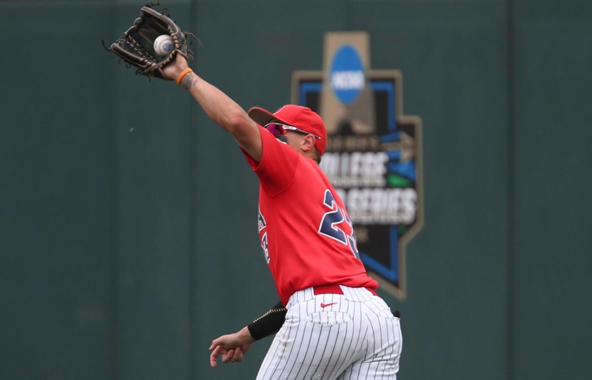 Bobby Dalbec #3 of the Arizona Wildcats throws during a College World  Series Finals game between the Coastal Carolina Chanticleers and Arizona  Wildcats at TD Ameritrade Park on June 28, 2016 in