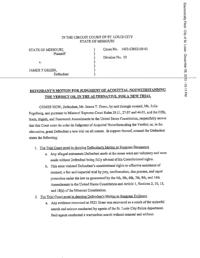 Motion for new Green trial