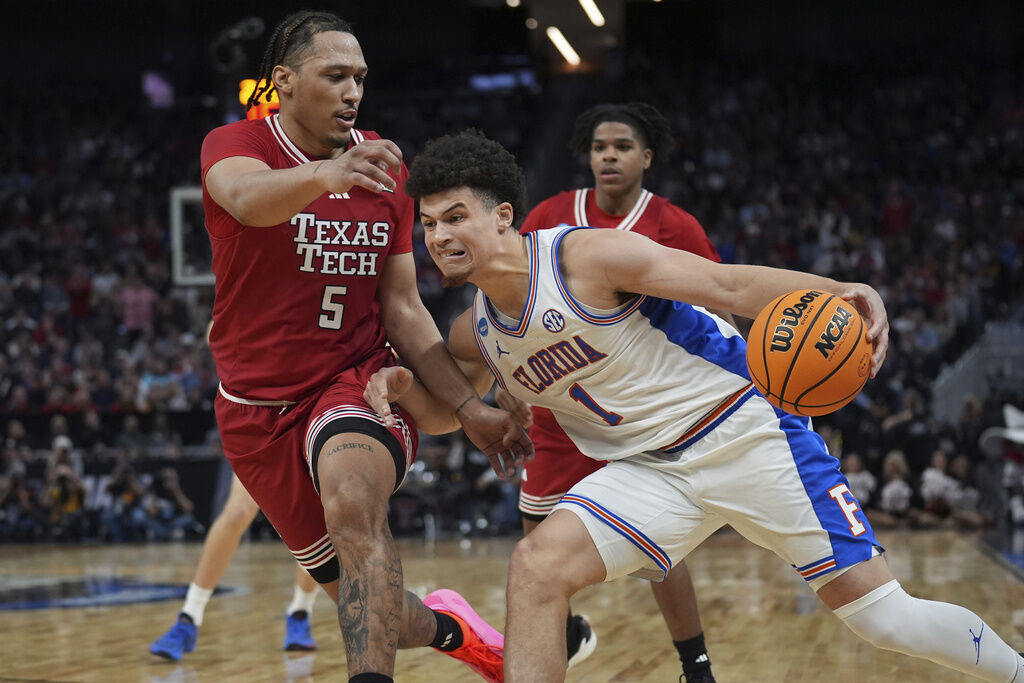 Walter Clayton Jr.  NCAA Texas Tech Florida Basketball March 29 2025