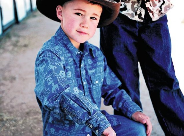 Crazy about horses and showing off  