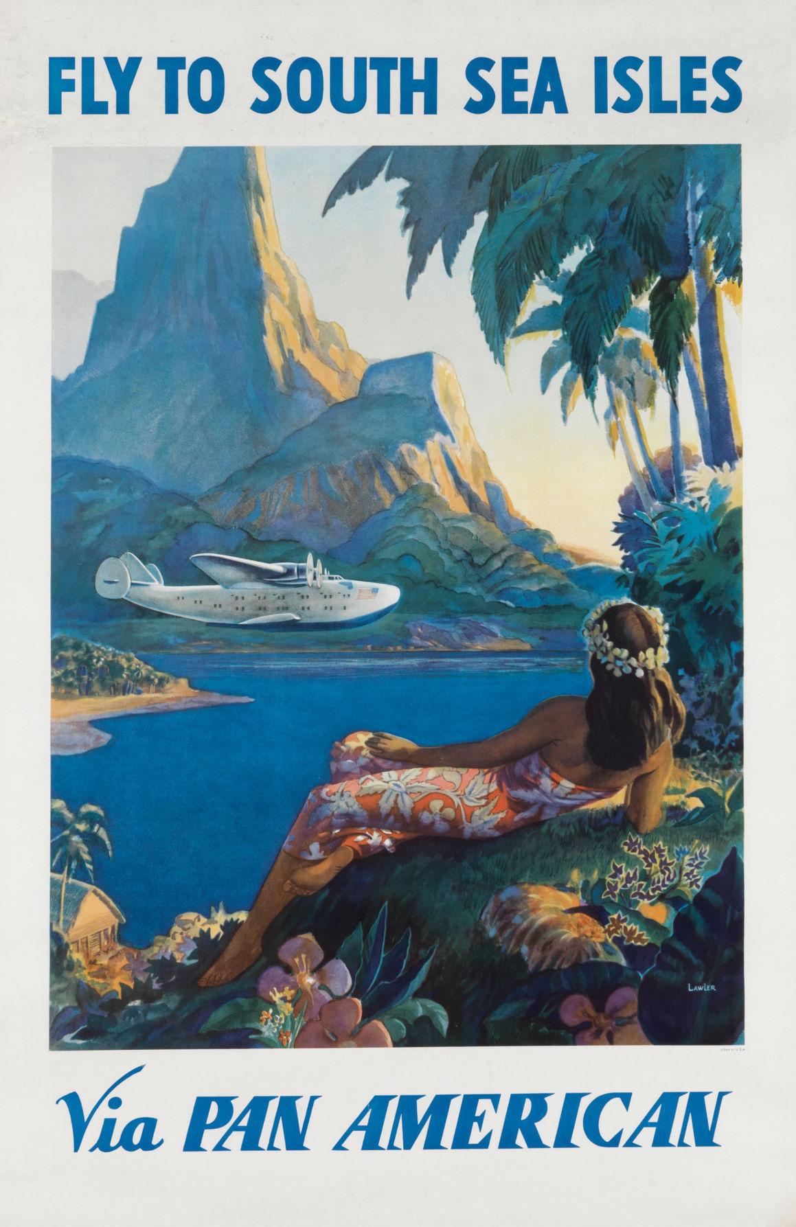 Original Pan Am poster soars above pre-sale auction estimate