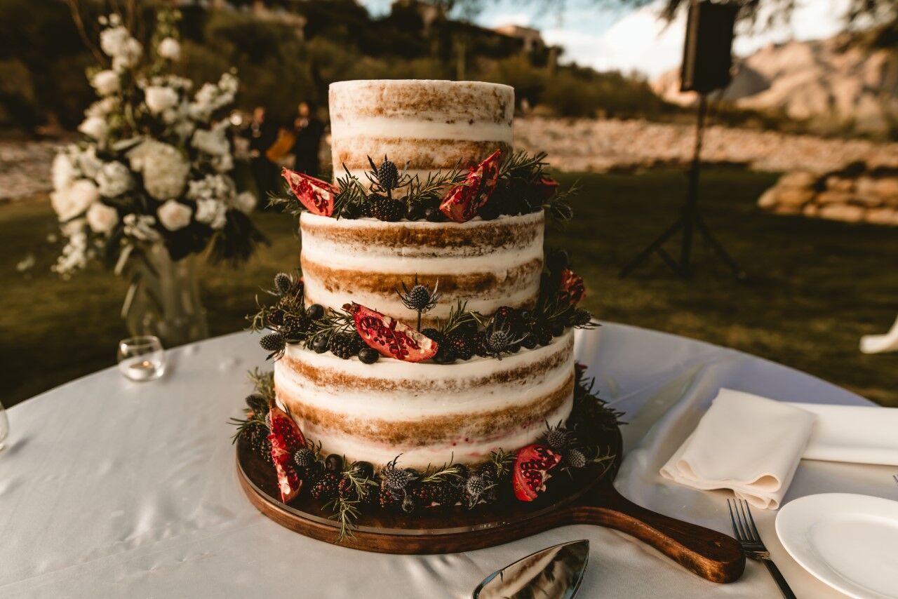 Royal Blue Wedding Cake  Ambrosia Cake Creations